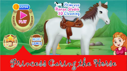 Princess Stable Horse Cleaning Games screenshot 5