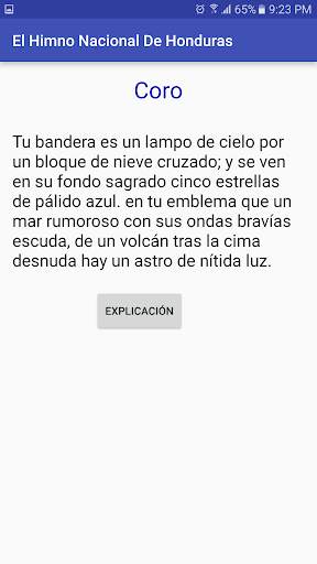 Himno Nacional De Honduras screenshot 2