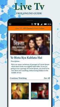 Live TV all Channel Free Online Guide screenshot 3