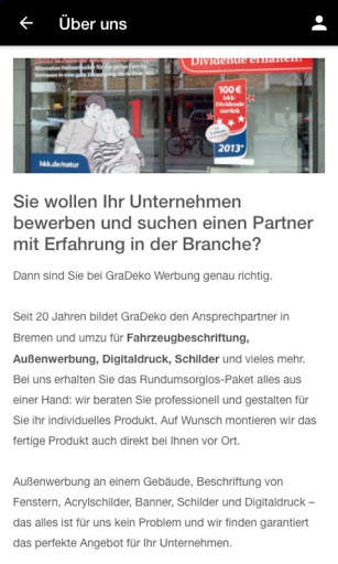 GraDeko Werbung screenshot 2