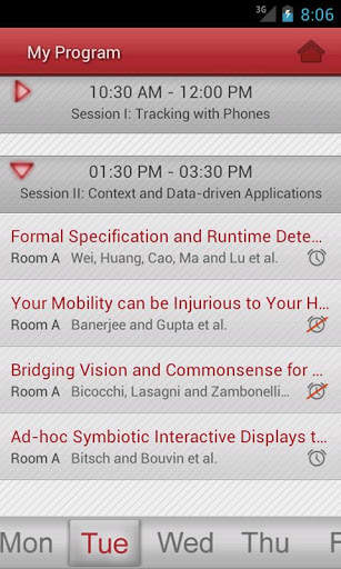 PerCom App 2012 screenshot 3