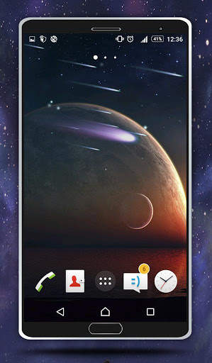 Comet Live Wallpaper screenshot 3