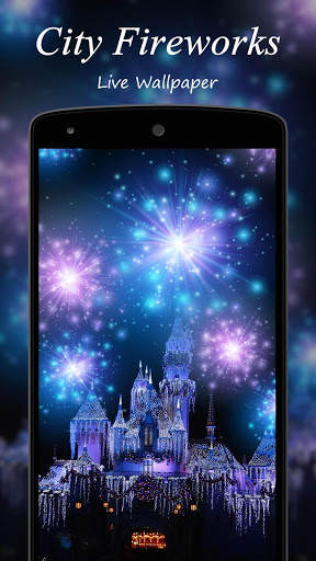 City fireworks Live Wallpaper screenshot 2