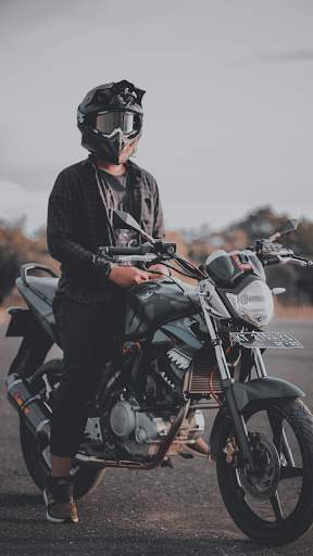 Men Bike Rider Photo Suit Editor 3 تصوير الشاشة