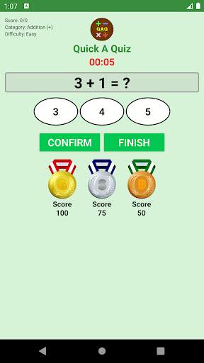 Quick A Quiz: Arithmetic, Math, Game, Brain Teaser screenshot 7