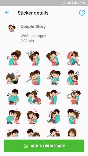 Love Stickers Animated for WhatsApp -WAStickerApps screenshot 2