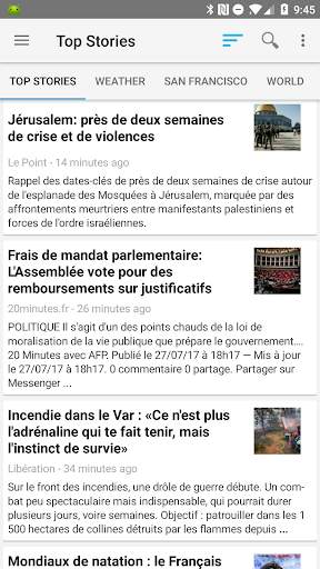 News Reader screenshot 1