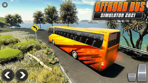 Offroad Bus Driving Simulator: New Bus Games 2021 screenshot 1
