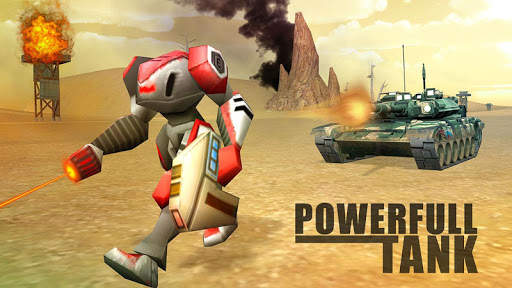 Off Road Army Tanks VS Robots. screenshot 4