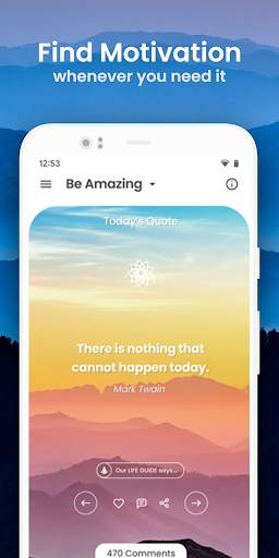 Daily Motivational Quotes App screenshot 1