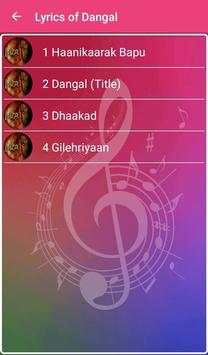 Dangal Songs Lyrics screenshot 2
