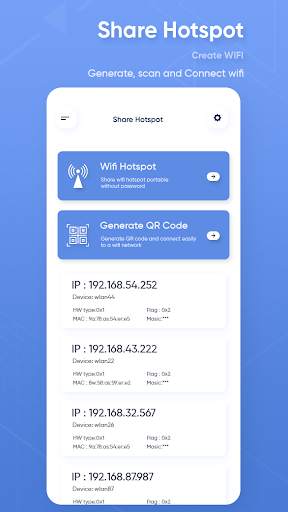 Create Wifi : Share Hotspot & Hotspot Manager screenshot 1
