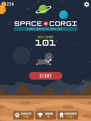 Space Corgi - Jumping Dogs screenshot 1