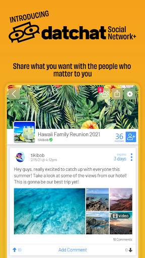 DatChat: Social Network Plus screenshot 1