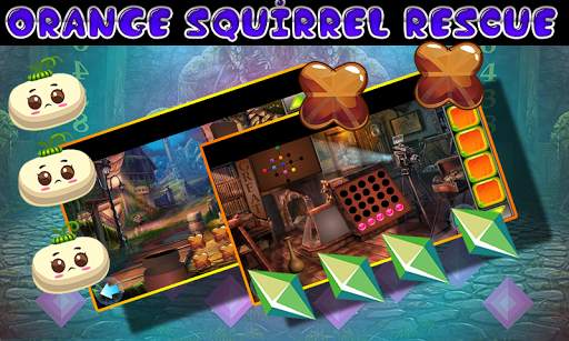 Best Escape Games  33 Orange Squirrel Rescue Game screenshot 2