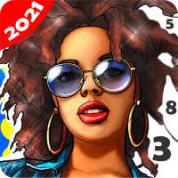Paint Fun - Paint by Numbers &amp; Coloring Games icon