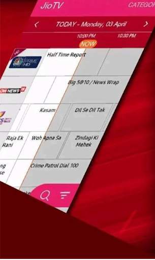 JIO Live TV - HD Channels Guide Free screenshot 4