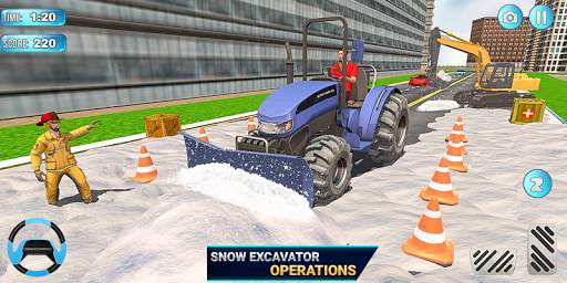Mega Snow Excavator Machine Simulator 20 screenshot 5