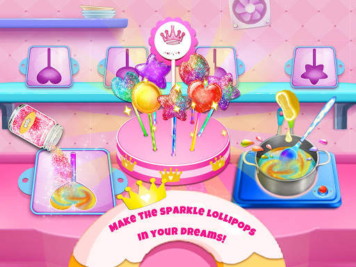 Sparkle Princess Candy Shop - Glitter Desserts! screenshot 2