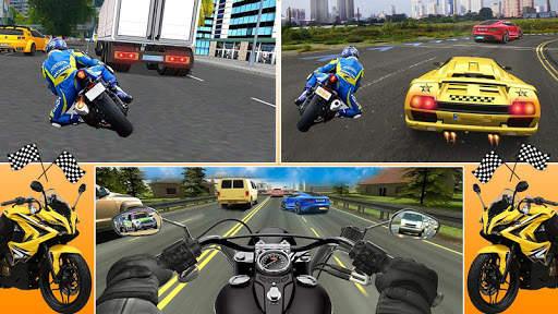 Bike Rush Hour 3d Highway Ride скриншот 4