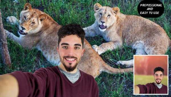 Selfie Wild Animals : Photo Editor 2018 screenshot 1