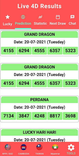 4D Live Results screenshot 6
