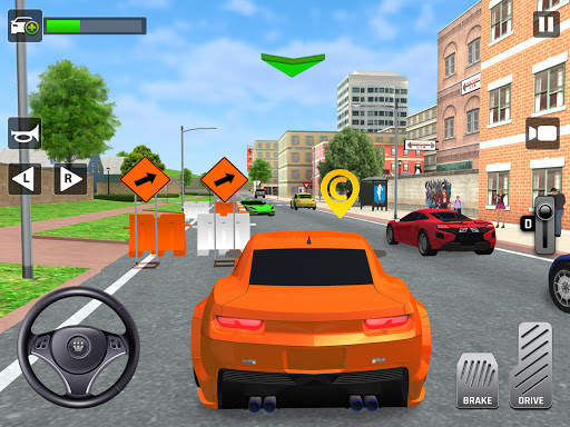 Permainan Mobil Taxi Kota 3d Simulator 2021 screenshot 13
