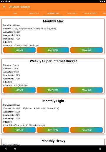 Ufone Packages 2021 | Ufone Packages 2021 Newest screenshot 14
