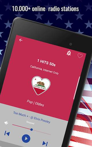 📻 USA Radio 󠁵󠁳󠁡󠁺󠁿🇺🇸 10.000+ Radio Stations 9 تصوير الشاشة