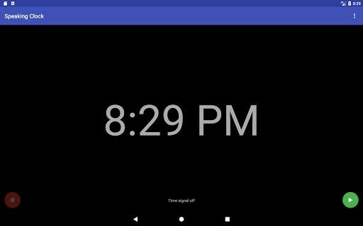 Speaking Clock screenshot 11
