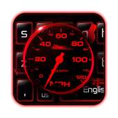 Red Speedmeter Keyboard logo