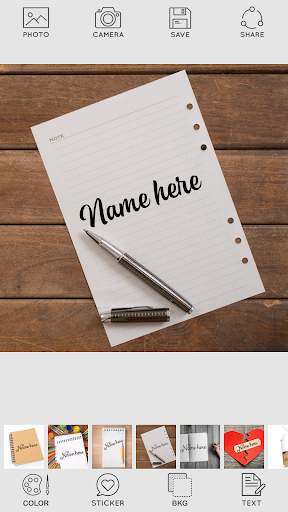 Name on Pics screenshot 5