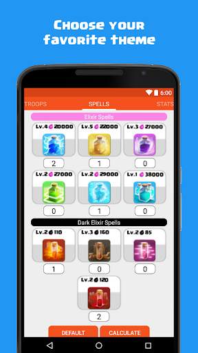 Calculator for Clash of Clans screenshot 7