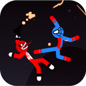 Spider Supreme Stickman Fighting - 2 Player Games icon