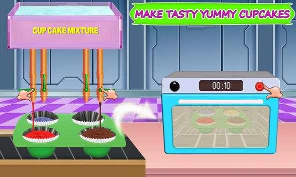pabrik pembuat cupcake berwarna-warni: toko roti screenshot 2