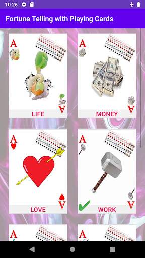 Fortune Telling from Playing Cards 2 تصوير الشاشة