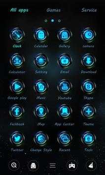 Skull Fire Go Launcher Theme screenshot 2