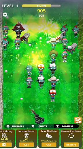 Zombie Ball™ Shooting Game screenshot 2