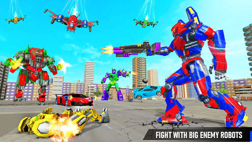 Dragon Robot Air Jet Transform Robot Shooting Game screenshot 3