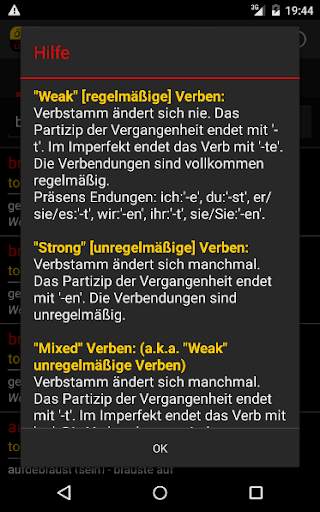 Deutsche Verben screenshot 10