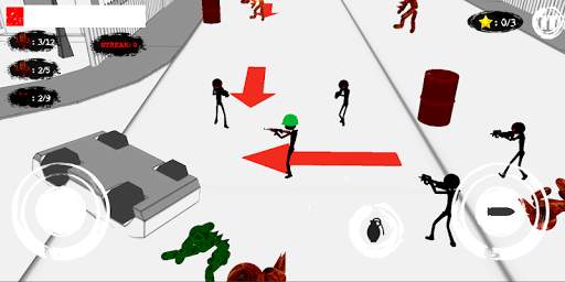Stickman Strike: Zombie Shooter screenshot 1