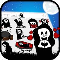 Silly Grim Reaper Emoji Stickers on 9Apps