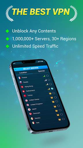 Super VPN Proxy - Safer VPN screenshot 3