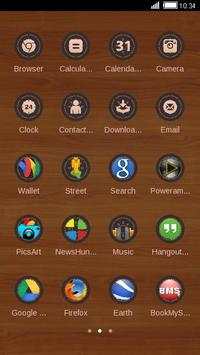 Wooden C Launcher Theme screenshot 3