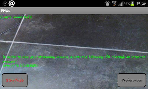 Phido Wireless IP Camera screenshot 1