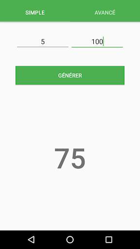 Générateur de nombres,  dés pile ou face screenshot 2