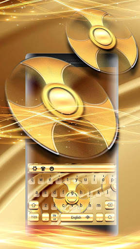 Gold fingertip rotation keyboard screenshot 1