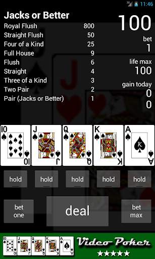 Video Poker screenshot 1
