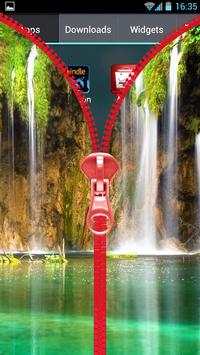 Nature Zip Lock Screen Theme 6 تصوير الشاشة