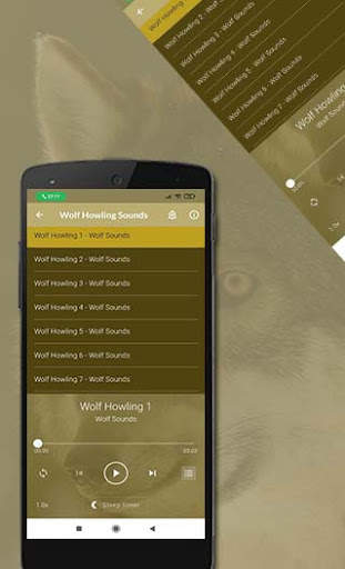 Wolf Sounds - Wolves Howling Ringtone screenshot 4